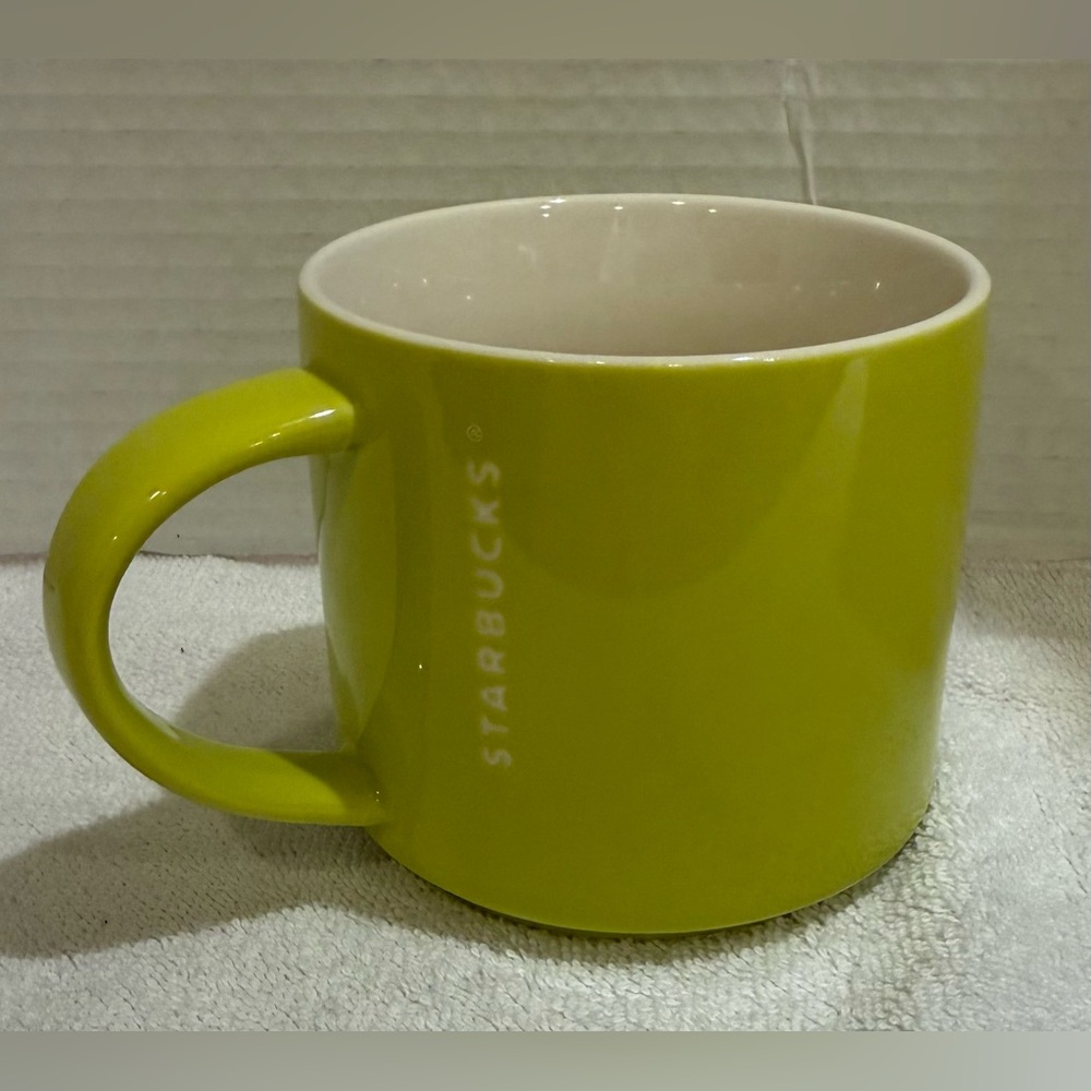 Starbucks 14 Oz Lime Green Mug 2012